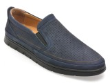 Cumpara ieftin Mocasini BITE THE BULLET bleumarin, SH7501, din nabuc