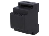 Carcasă DIN ABS Neagră 89x53x65mm