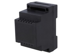 Carcasă DIN ABS neagră 89x53x65mm