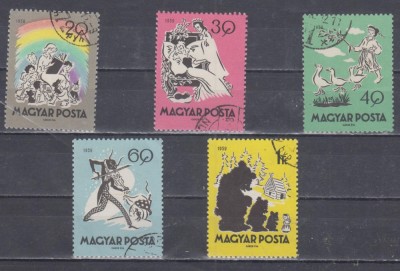 A12 S4 6 - Timbre foarte vechi - Ungaria - basme foto