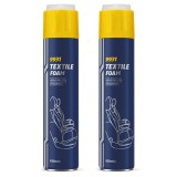 Cumpara ieftin Pachet 2 x Spray Curatare Tapiterie Textila Auto Mannol 650ml, Profesional/Uz casnic, Curata si improspateaza