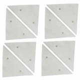 Set de 8 Rezerve Mercaton pentru Stergatoare Magnetice in Forma de Triunghi, Marime Universala, Compatibile cu Majoritatea Siste