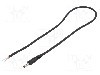 Cablu alimentare DC, cabluri, DC 4,0/1,7 mufa, negru, 0,5m, WEST POL - P40-TT-C075-050BK