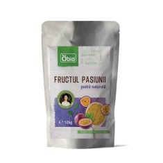 Fructul Pasiunii (Maracuja) Pulbere Raw Obio 125gr foto