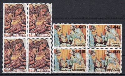 Spania 1986 - CRACIUN - Bloc de 4 - MNH foto