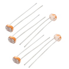 Fotorezistor 5528 LDR &ndash; Set 5 bucăți pentru detecție lumină &icirc;n proiecte Arduino și DIY
