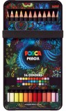 Creion pastel uleios Posca KPE-200. 4mm, 36 culori/set | Uni