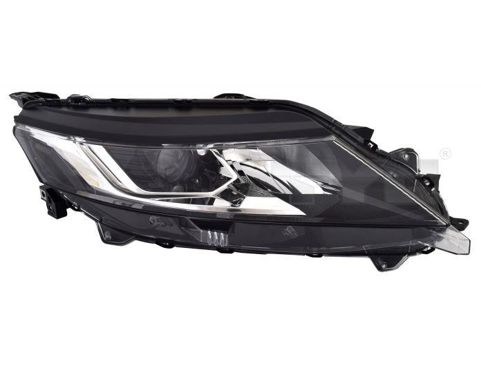 Far MITSUBISHI L200, 11.2018-, partea dreapta, TYC, tip bec H11+HB3+W5W; electric; cu motor; halogen