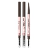 Creion de sprancene Brow &amp; Go Pomade Dark Brown, 4g, Eveline Cosmetics