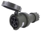 Conector alimentare AC trifazat 125A 400V IP67