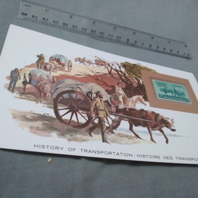 CARD SUVENIR CU TMBRU /E MAI MARE CA CP / USA foto