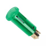 Semnalizare LED Verde 230V, 39x12mm, Terminal 6.3mm, Carguard 07920ZO - Indicator Luminos Retea