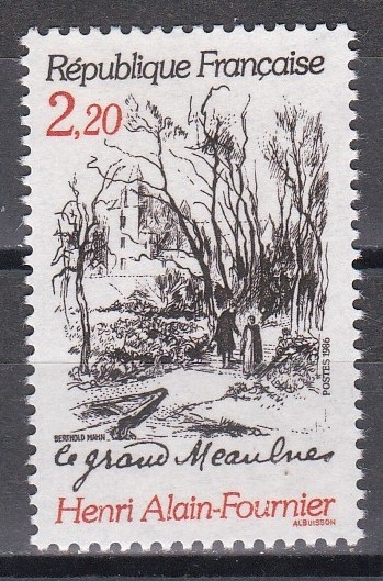 Franta 1986 - Centenarul nașterii lui Henri Alain-Fournier, MNH