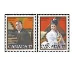 Canada 1980 - personalitati, serie neuzata