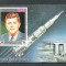 Yemen 1969 Space, Kennedy, imperf. sheet, used L.113