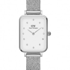 Daniel Wellington ceas Quadro 20x26 femei, culoarea argintiu