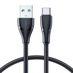 Cablu USB Joyroom - USB C 3A Seria Surpass Pentru încărcare Rapidă și Transfer De Date 0,25 M Negru (S-UC027A11) S-UC027A11B1