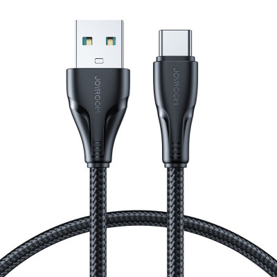 Cablu USB Joyroom - USB C 3A Seria Surpass Pentru &amp;icirc;ncărcare Rapidă și Transfer De Date 1,2 M Negru (S-UC027A11) S-UC027A11B foto