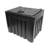 Lada Depozitare Scule ALM 46x47x60 cm Plastic Negru Cutie Transport Organizare Unelte