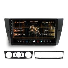 Navigatie BMW Seria 3 E90, E91, E92, Android 13, A-Octacore 4GB RAM + 64GB ROM, 9 Inch - AD-BGA9004+AD-BGRKIT391