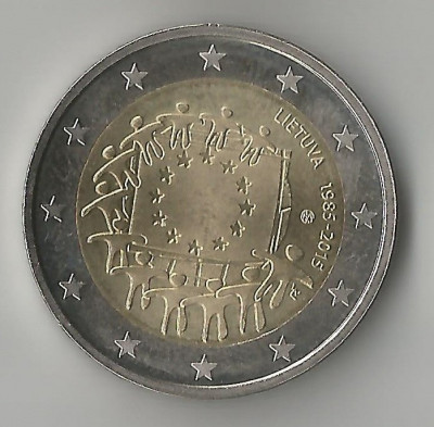 Lituania, 2 euro comemorativ, 2015 foto