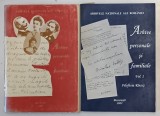 ARHIVE PERSONALE SI FAMILIALE , VOLUMELE I- II de FILOFTEIA RINZIS , 2001-2002