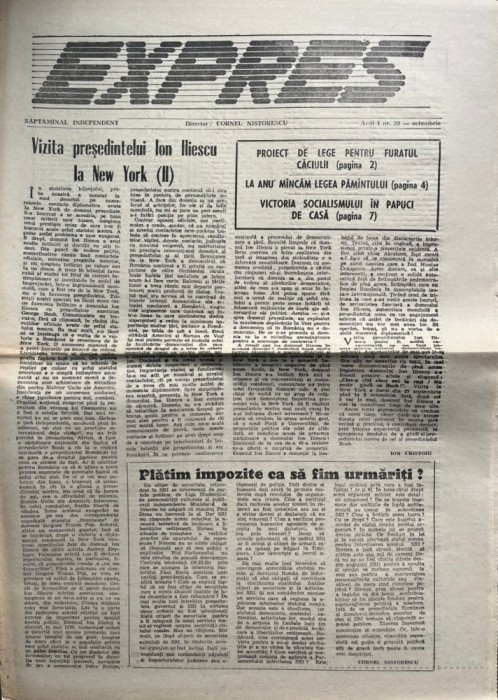 Expres, nr. 39, octombrie 1990