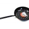 Tigaie cu gauri pentru prajit copt castane, diametru 28 cm, otel emailat EV, maner 24 cm, La Ideal, Garcima, GRC10828