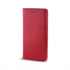 Husa piele Samsung Galaxy Grand Prime G530 Case Smart Magnet rosie