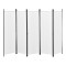Paravan Huesca B, 171 x 250 cm, otel/poliester, bej, pliabil [en.casa] HausGarden Leisure