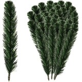 Crengute decorative artificiale verzi 29 cm, set 40 buc, Ruhhy
