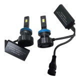 Set 2 Becuri LED H11 Canbus 120W &ndash; 12000 LM, 6000K Alb Rece, V20