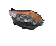 Far Fiat Fullback, 01.2016-; Mitsubishi L200, 11.2015-12.2019, montare fata, dreapta, H4+P21W+W5W; electric; rama neagra; cu motor; halogen, RapidAut