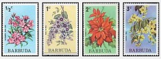 Barbuda 1975 - Flori, flora, serie neuzata foto