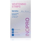 InoPro Green Whitening Strips Spirulina benzi pentru ablirea dintilor pentru dinti bez peroxidu 28 buc