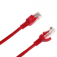 PATCHCORD UTP CAT 5E 1M ROSU INTEX foto