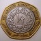 7.604 JORDANIA IORDANIA 1/2 HALF DINAR 1997 BIMETAL
