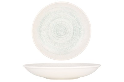 ID Fine Farfurie ad&amp;acirc;ncă - Glacier - Porţelan - 25 cm (1140cc) - set de 6 foto