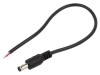 Cablu Alimentare DC 5,5/2,5 Negru 0,25m