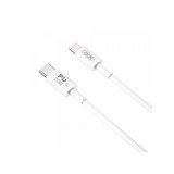 Cablu Date si Incarcare USB-C - Lightning XO Design NB-Q189B 20W 2m Alb