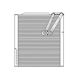Evaporator aer conditionat Hyundai Santa Fe, 202018 motor 2.0 Crdi, 2.2 Crdi, diesel; 2.4, benzina, full aluminiu brazat, 260x285x34 mm, iesire 14,
