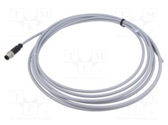 Conector M12 tată 5 pini drept HARTING cod A DeviceNet/CANopen 5m PVC
