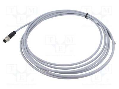 Conector M12 tată 5 pini drept HARTING cod A DeviceNet/CANopen 5m PVC foto