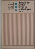 Studii de limba literara si filologie, vol. III - Carte anticariat
