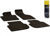 Set Covorase Auto Cauciuc Umbrella Pentru Volkswagen Jetta (2011-2019) + Spray Curatitor Bord Antistatic Cu Spuma Activa (Lamaie) 220 Ml Mannol