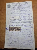 document in limba romana din anul 1892 - primaria comunei mizil - act de imprumut