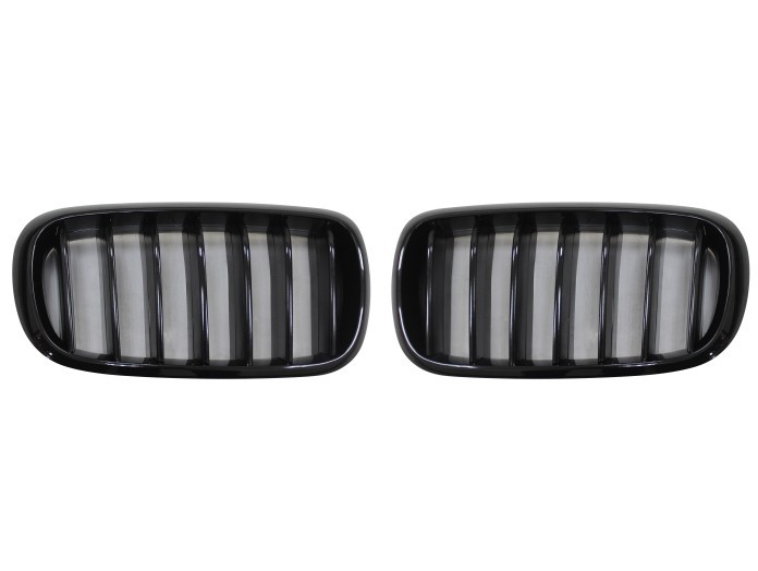 Grila masca fata fata BMW X5 (F15/F85), 10.2013-03.2019, partea stanga, negru lucios; Tuning,