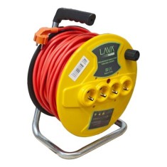 Prelungitor electric pe tambur, 3x2.5 mm?, IP20, 40 m, 4 prize foto