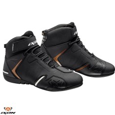 Ghete pentru scuter - motocicleta Roadster femei All Season Ixon model Gambler WP LS culoare: negru/gold (auriu) (100% waterproof) 36