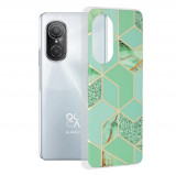 Husa telefon Huawei nova 9 SE - Techsuit Marble Series - Green Hex